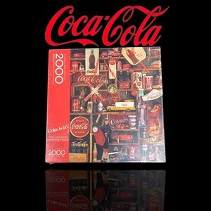 Vintage 1986 Coca Cola "Coke is it!" Jigsaw Puzzle 2000 Piece (Sealed)